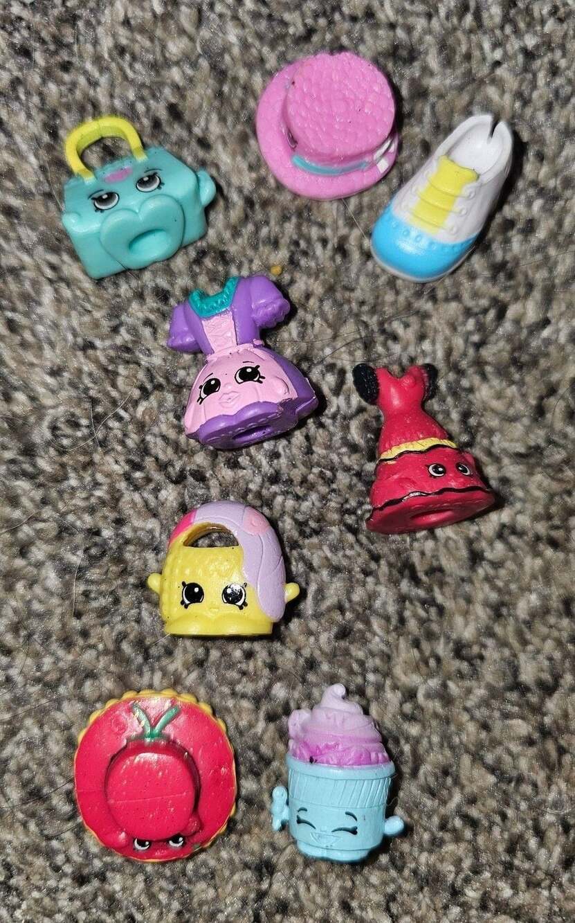 Shopkins Mixed Figures Mini Toys Lot Of 7